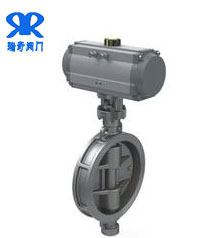 硬密封對夾氣動<a href='http://www.guotianmpjd.cn/Product/diefa/' target='_blank'>蝶閥</a>